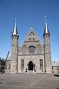 Ridderzaal in Binnenhof in the City of Den Haag, Netherlands Royalty Free Stock Photo